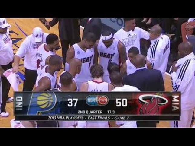 Shane Battier Was Reduced To Toweling Off LeBron James Last Night