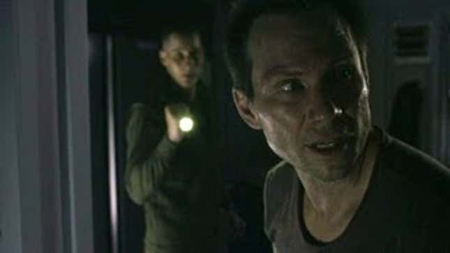 In <em>Stranded</em>, Christian Slater's moonbase turns into a slaughterhouse