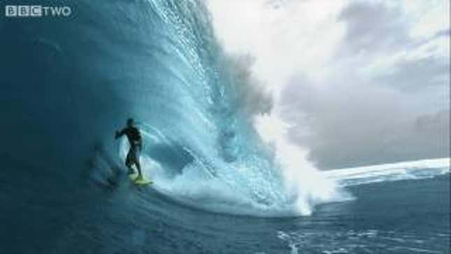 $100,000 Camera Captures Slow Mo Surfing, From Underwater
