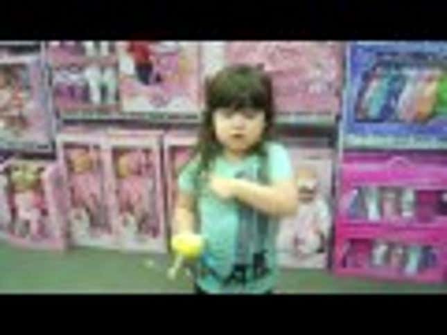 I Agree with This Little Girl about Pink Things