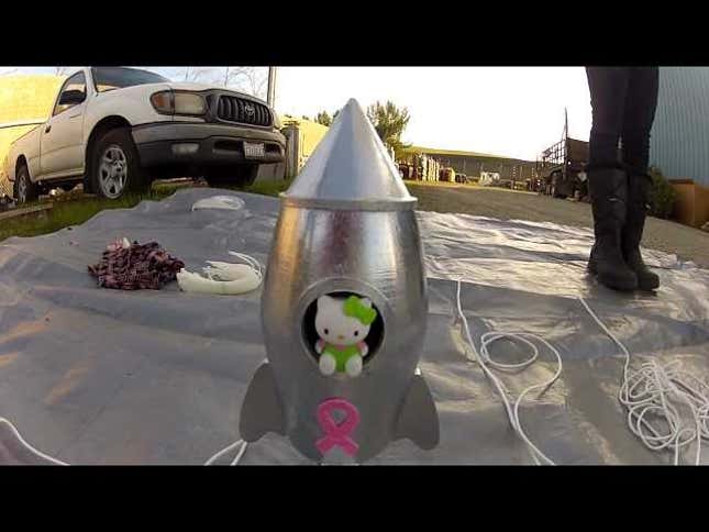 Girls Send a Hello Kitty Doll Into Almost-Space, Surely Igniting a Stuffed Animal Space Race
