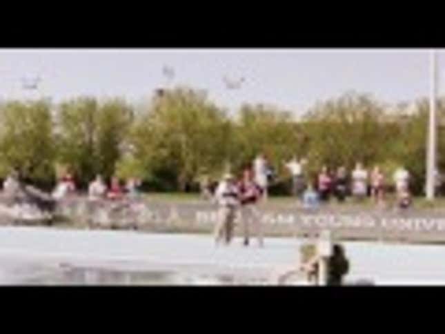 Running Into A Steeplechase Barrier Looks Just As Funny As You Might Imagine