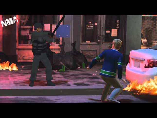 The Taiwanese Animation Version Of The Vancouver Riots