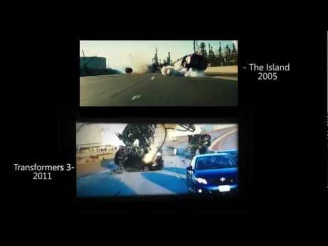 Michael Bay Just Re-using Footage from <em>The Island</em> for <em>Transformers 3</em>