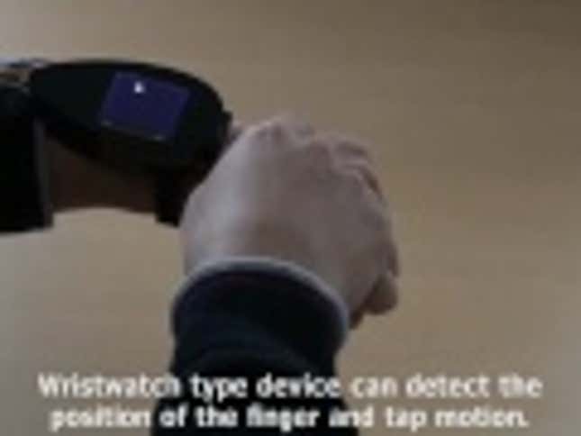 A Back-of-the-Hand Touch Interface That's Perfect for Super Spies