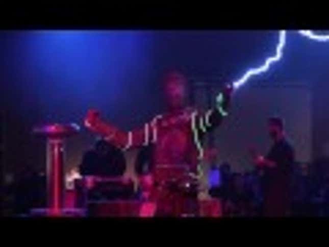 Playing the <i>Dr. Who</i> Theme With Millions of Volts of Electricity