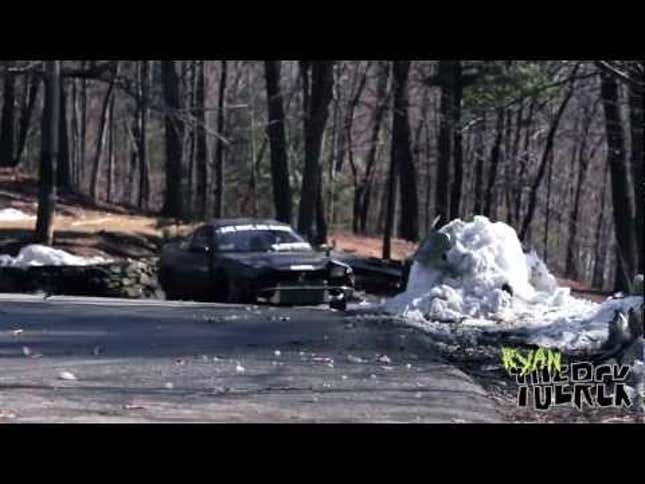 Mad Drifter Tireslays His Driveway