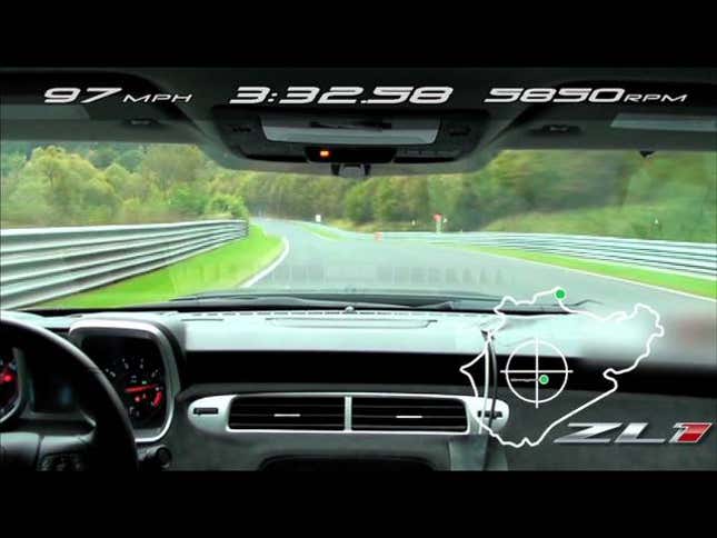 Watch the Camaro ZL1 lap the Nürburgring in 7:41.27