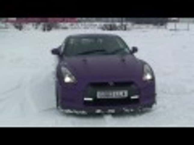VIDEO: This GT-R Proves Again Why You Need Snow Tires