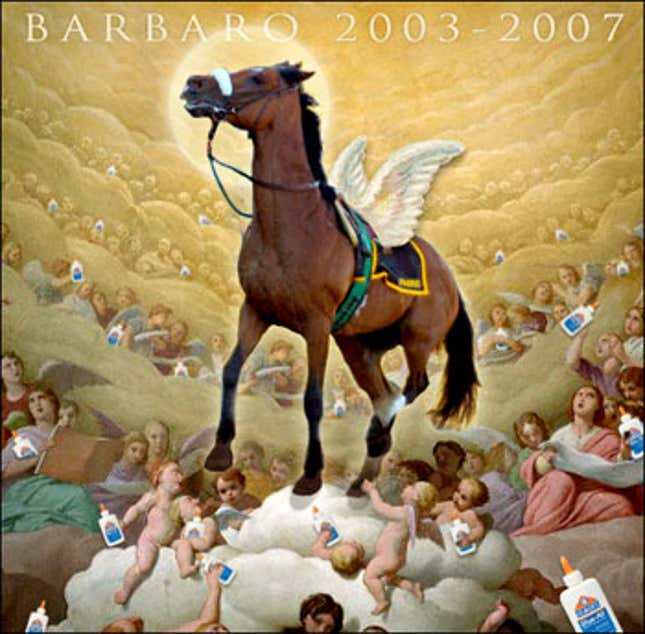 Image for article titled Adjusting To A World Without Barbaro