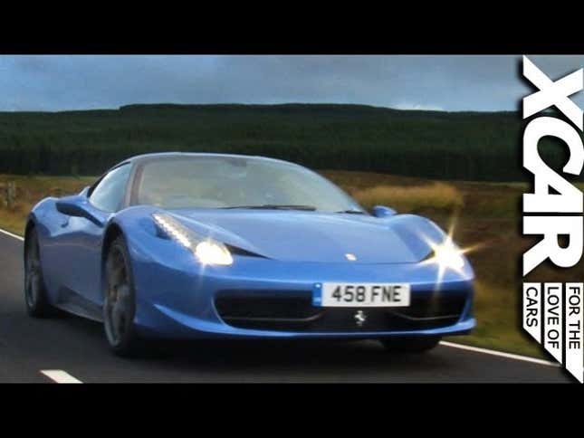You Won't Ever Get The Blues In A Ferrari 458 Italia