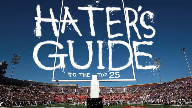 Image for article titled The 2013 Hater&#39;s Guide To The Top 25