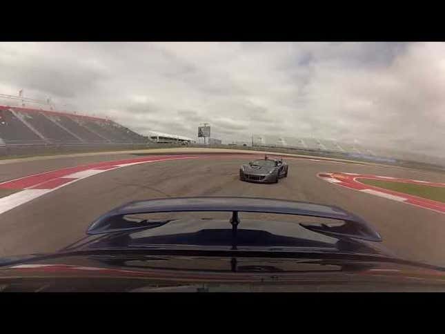 Here Is What Being Hunted By A Hennessey Venom GT Looks Like