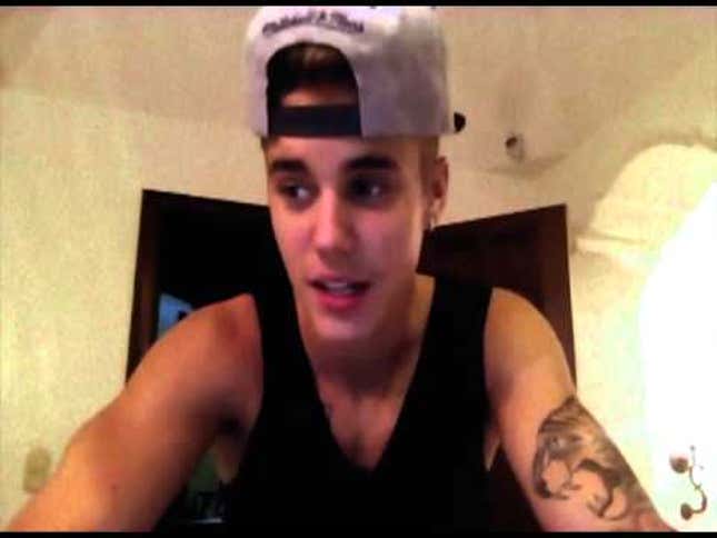 Justin Bieber Learned About Poverty, Took His Shirt Off