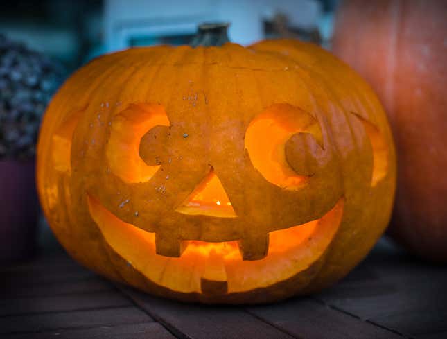 Image for article titled Hint Of Sadness Detected Behind Jack-O’-Lantern’s Grin