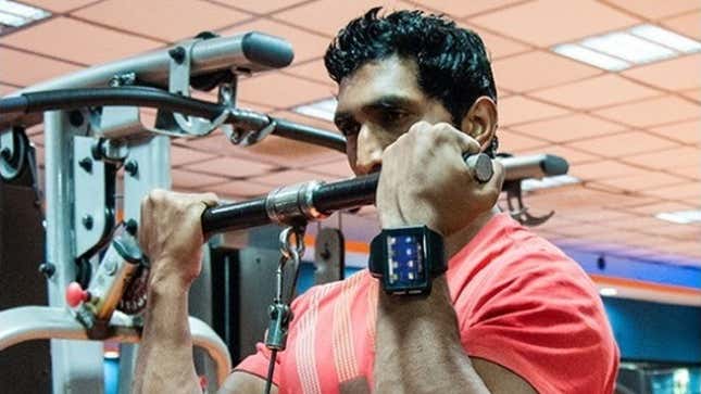 First you get the arms, then you get the smart watch.