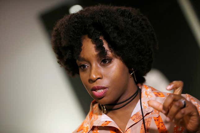 Nigerian writer Chimamanda Ngozi Adichie Jan. 13, 2020.