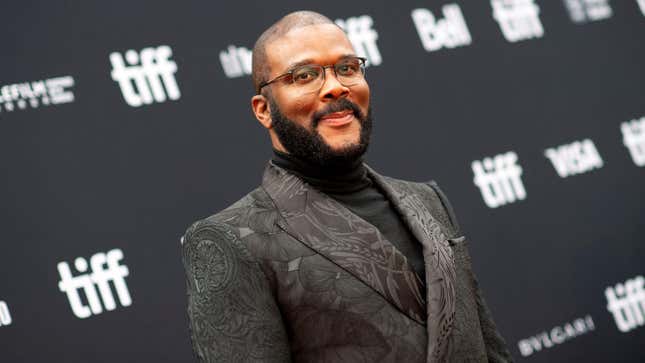 Tyler Perry arrives for the premiere of A Jazzman’s Blues during the Toronto International Film Festival in Toronto, Ontario, Canada, on September 11, 2022.