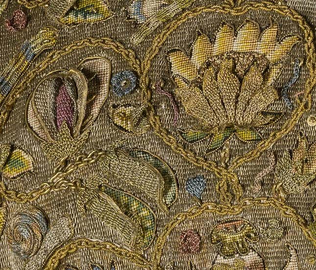 Detail shot of the Devereux bodice