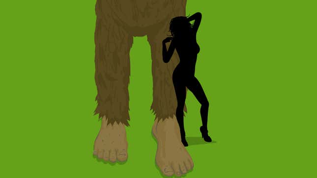 Image for article titled Forget Dinosaur Erotica: It&#39;s All About Bigfoot Erotica Now