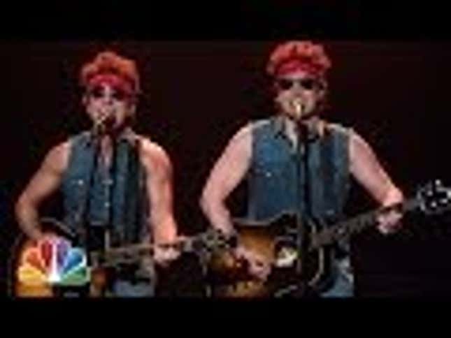 Bruce Springsteen and Fallon Did an Amazing Chris Christie Parody