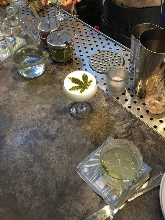 Cannabis drinks at Los Angeles’ Gracias Madre