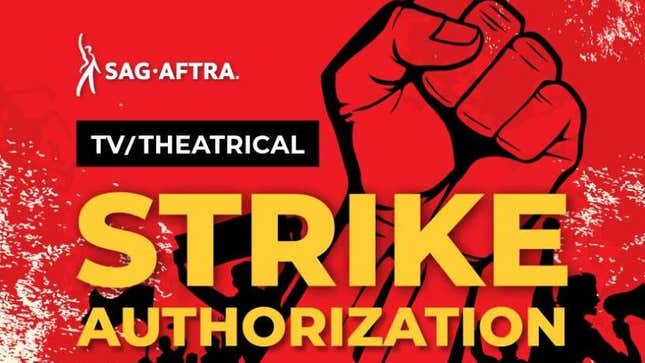 Image for article titled The Actors Guild Asks Its Members If They&#39;re Ready to Strike