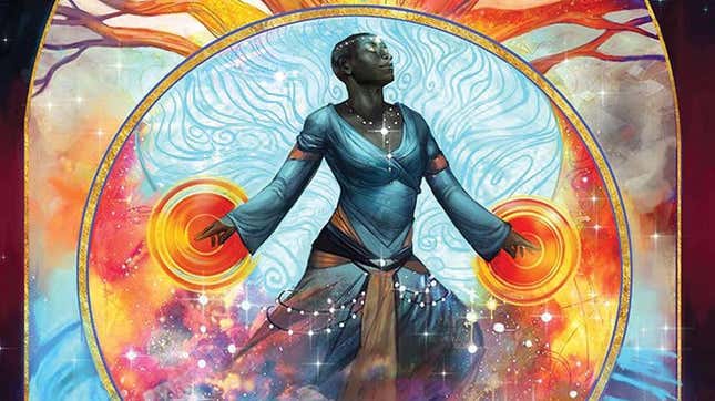 Detail from the cover of Far Out: Recent Queer Science Fiction and Fantasy.
