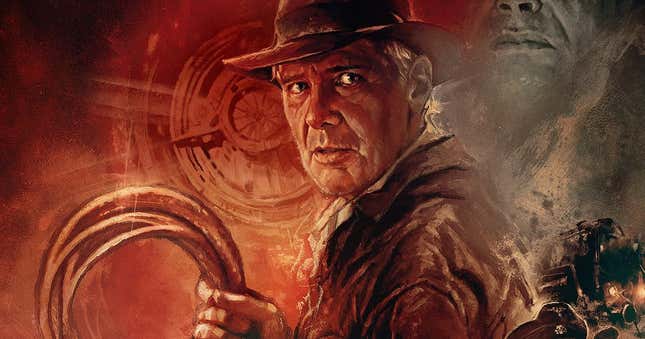 Poster for Indiana Jones & the Dial of Destiny.
