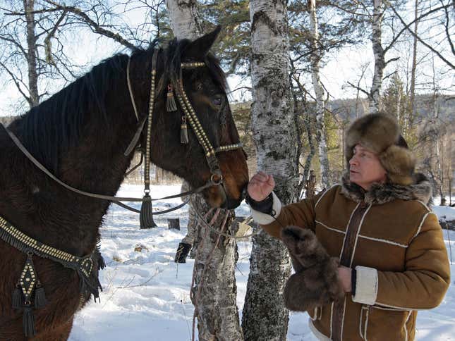 Russia’s Vladimir Putin: Also rugged.