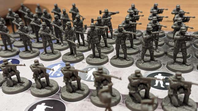 The detail is fantastic considering...there are a LOT of miniatures in the box
