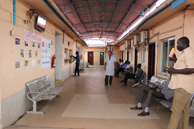 The China Juba Friendship Hospital, a private Chinese-run clinic in Juba.