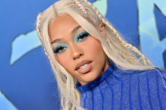 Image for article titled Fashion Influencer Goes After Jordyn Woods' New Mesh Dress on Tiktok