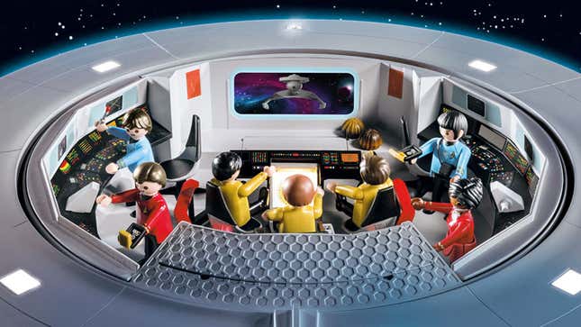 Image for article titled Playmobil&#39;s New Star Trek Playset Includes a Massive 39-Inch USS Enterprise