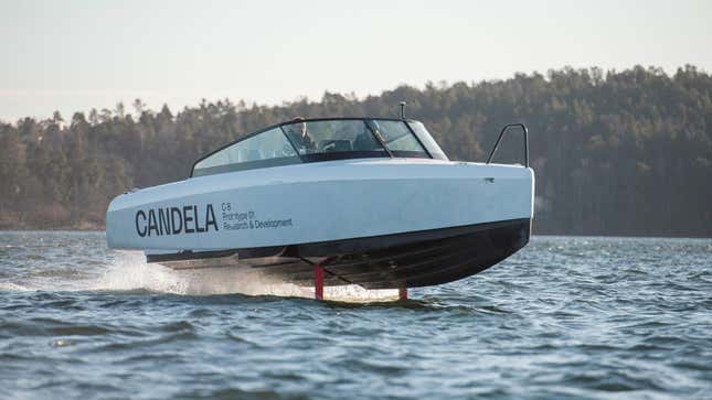 Image for article titled Polestar&#39;s Batteries Will Power Electric Boats That Hover Above the Water