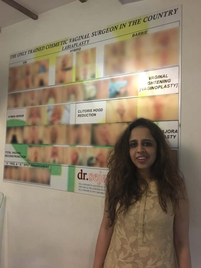 Sejal Desai offers vaginal rejuvenation procedures at her Mumbai clinic.