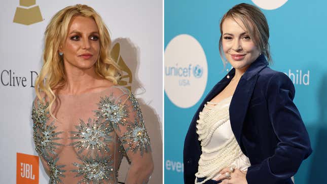 Image for article titled Alyssa Milano Apologizes After Britney Spears Calls Her Out for &#39;Bullying&#39;