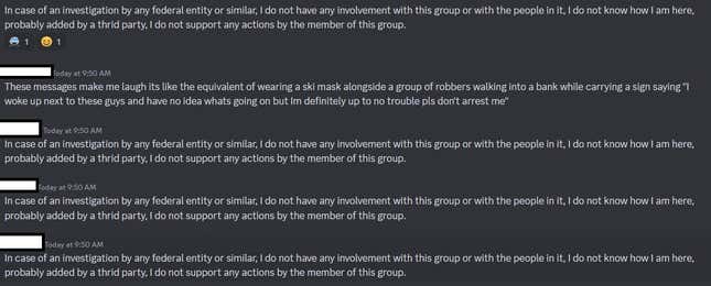 A Discord screenshot shows copypasta aimed at Nintendo's lawyers. 