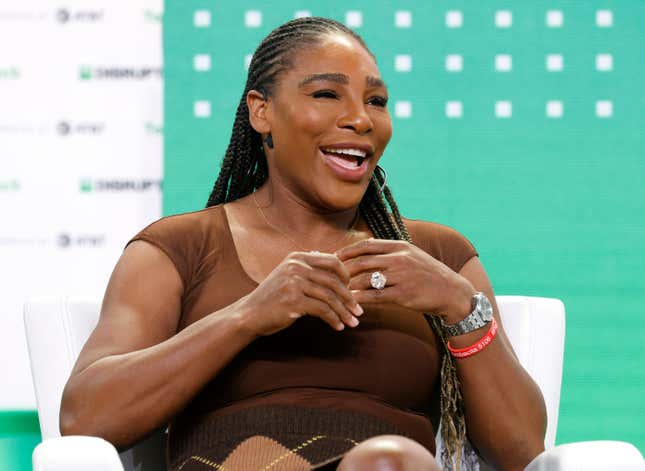 SAN FRANCISCO, CALIFORNIA - OCTOBER 19: Founding &amp; Managing Partner of Serena Ventures Serena Williams speaks onstage during TechCrunch Disrupt 2022 on October 19, 2022 in San Francisco, California. 