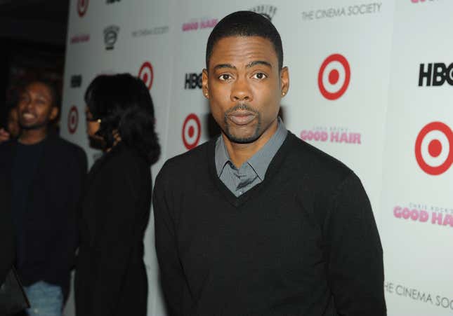 Chris Rock attends The Cinema Society and Target screening of “Good Hair” at the IFC Center on October 5, 2009 in New York City. 