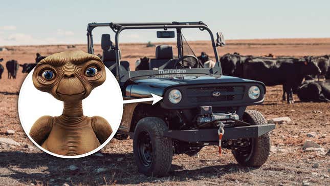 Image for article titled The Mahindra Roxor No Longer Looks Like A Jeep. It Looks Like E.T. (But In A Cool Way)