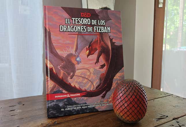 Portada del libro de D&D: El Tesoro de los Dragones de Fizban