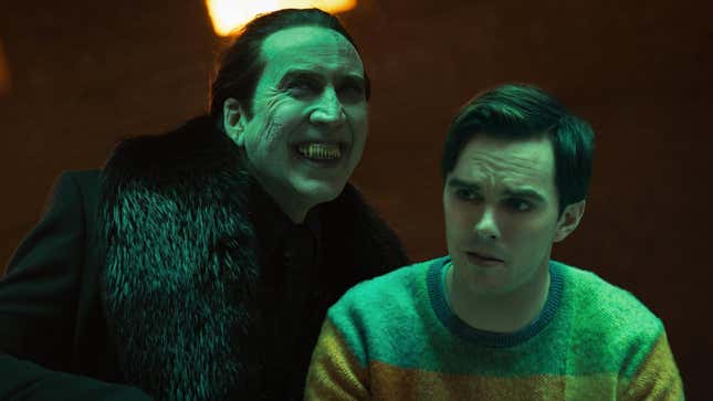 cage and hoult as their characters