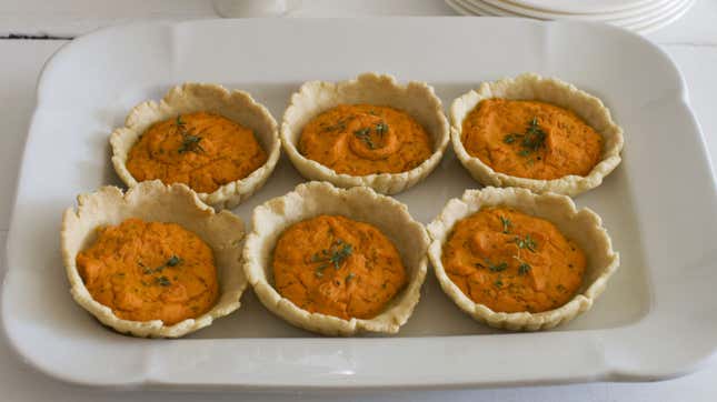 Maybe skip the lemon-herb carrot tarts?