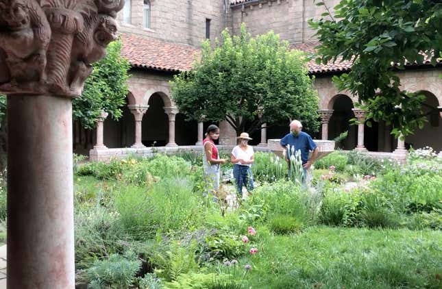 The Cloisters' gardeners.