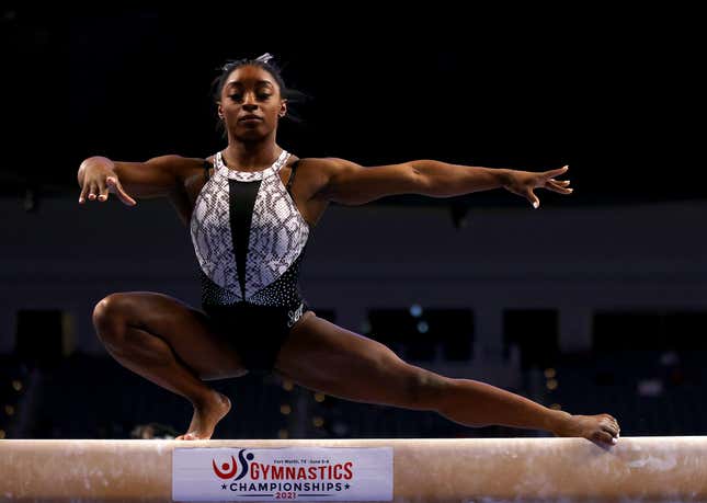 Image for article titled Simone Biles Is Running Out of Records to Break After Winning 7th Consecutive National Women&#39;s All-Around Title
