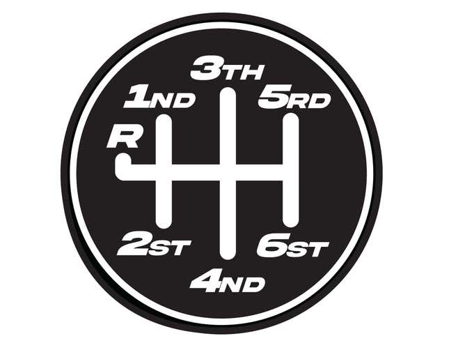 Image for article titled Here's Those Terrible Shift Knob Decals You Didn't Want