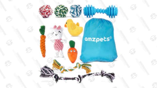 Treat Your Dogs To This Collection Of 10 Dog Toys With 27% Off Today