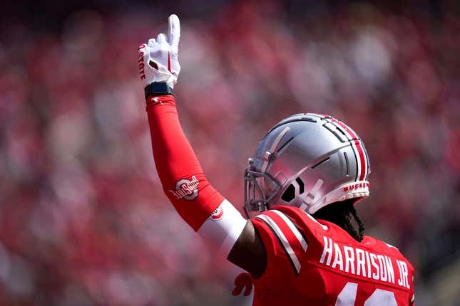 A run of first-round wide receivers from Ohio State won&#39;t end in 2024. Buckeyes wide receiver Marvin Harrison Jr. could be in play as a top-five pick next April.

Football Ceb Osufb Spring Game Ohio State At Ohio State