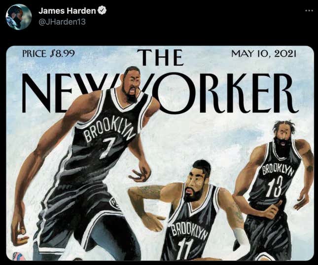 Image for article titled James Harden shuns Knicks with elite-level pettiness